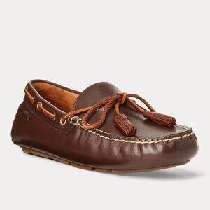 Polo Ralph Lauren Men’s Anders Tasseled Leather Driver Loafer Shoes, Size 11